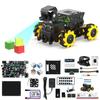 Yahboom AI Visual Robot Raspberry Pi 5 Car 2 DOF Macnum Wheel с HD камерой Программирование Python Открытый исходный код DIY Robot Kit для начинающих молодежи Powered