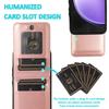 Flip Leather Card Solt Holder Wallet Case For Samsung Galaxy S25 Ultra S24 Plus S23 FE S22 S21 A16 A35 A55 A54 Stand Bag Cover