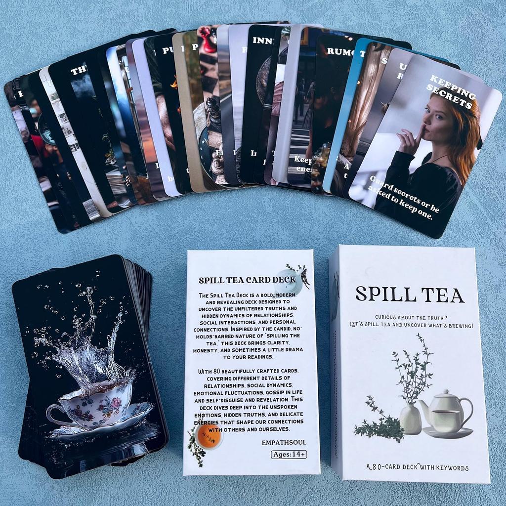 GZXINKE Spritee Оракул Отношений Оракул Жизни Оракул Карт Раскрывает Скрытые Истины и Жизненные Отношения Колода, Карты, Колода, Колода для Начинающих,