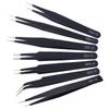 Stainless Steel Precision Curved Eyebrow Tweezers Eyelash Tweezers Makeup Tool Kit Maintenance Tool