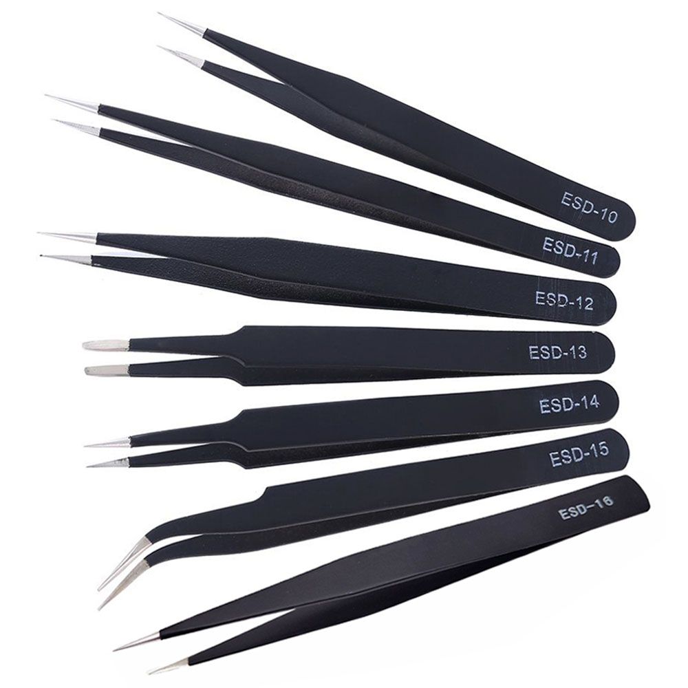 Stainless Steel Precision Curved Eyebrow Tweezers Eyelash Tweezers Makeup Tool Kit Maintenance Tool