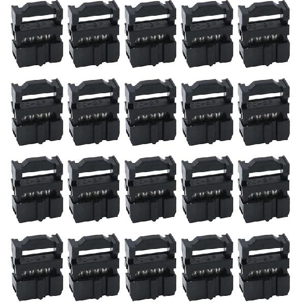 Antrader FC-10P IDC 2.54mm Pitch Connector Female Header JTAG ISP Socket 50-Pack