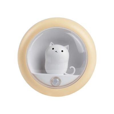 Catland Датчик движения USB Милый комнатный светильник Регулируемый Стильный Внутренний с Легким Подходит для и Дневного света 1 шт. Свет, Светодиодный, Перезаряжаемый,