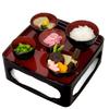 Urushi Products Ancestors Buddha Dinner см Kurouchi Set [Домашний 6.5 Vermilion]