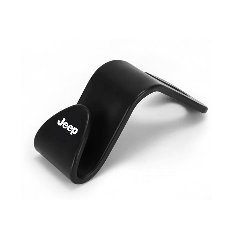 Автомобильный крючок на подголовник сиденья, органайзер, вешалка, аксессуары для интерьера автомобиля для Jeep Compass, аксессуар Renegade, Wrangler, Gladiator, Cherokee JL JK