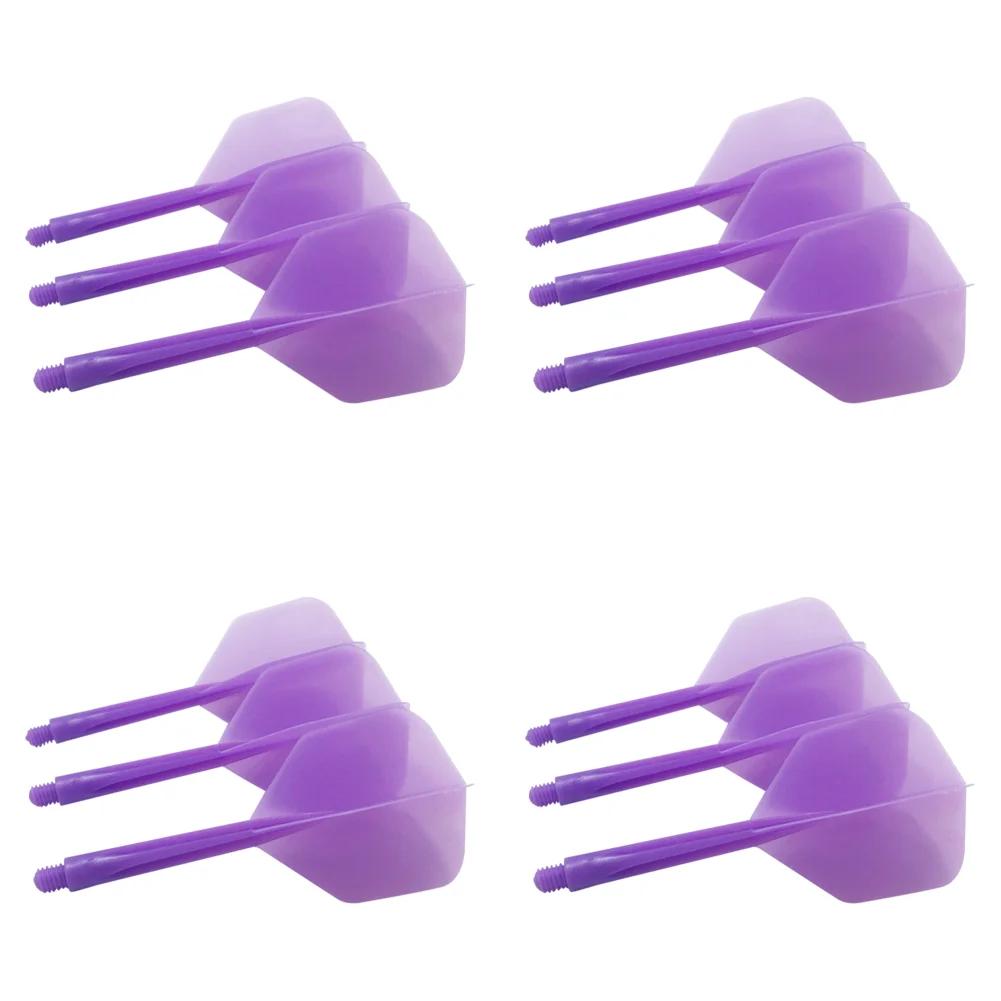 12-3 шт. профессиональные дротики, 2BA, пластиковые прозрачные стержни, дротики, анти-падение, интегрированные дротики, для помещений и улицы