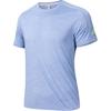Простая дышащая футболка с круглым вырезом и коротким рукавом для мужчин, небесно-голубая 152435101-2