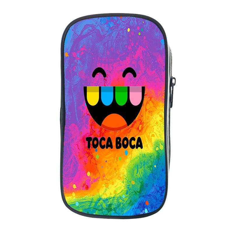 Toca Life World Пенал Подарок Детям Мальчикам Студентам Пенал Для Хранения Ручки Сумка Школьные Принадлежности Коробка Канцелярских Принадлежностей