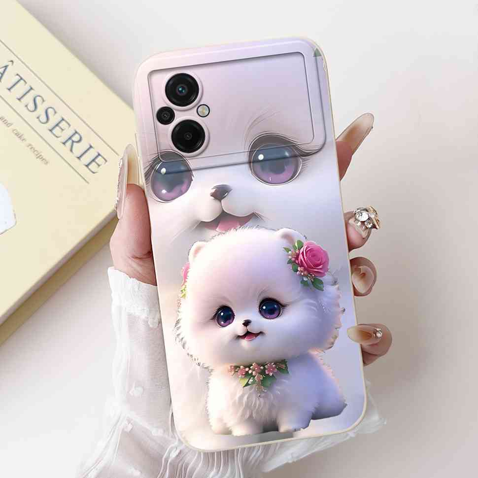 Для Xiaomi Poco M5 4G Чехол Модный Рисунок Цветок Мягкий Силикон Задняя Крышка Для Xiaomi PocoM5 POCO M5 4G Ударопрочные Чехлы для Телефона