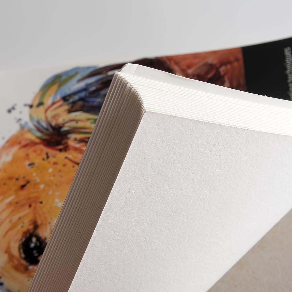 300 г A4 20-страничный склеенный блок Бумага акварельная из древесной целлюлозы, зернистая и мелкозернистая, для специальных акварельных пигментов, специальная бумага для рисования акварелью