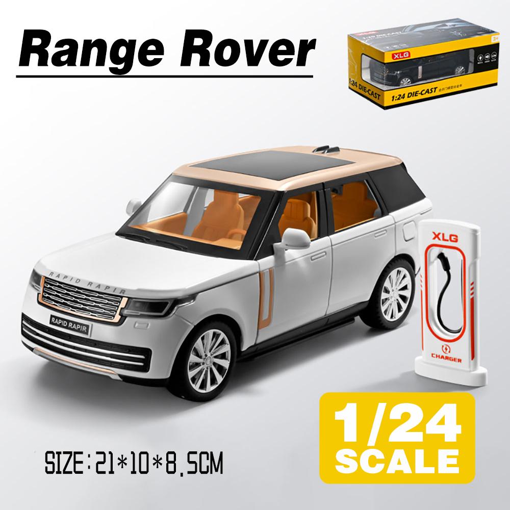 1/24 масштаб Range Rover SUV, металлический литой под давлением сплав, игрушечная модель автомобиля, грузовики для детей, игрушки, автомобили, коллекция для хобби