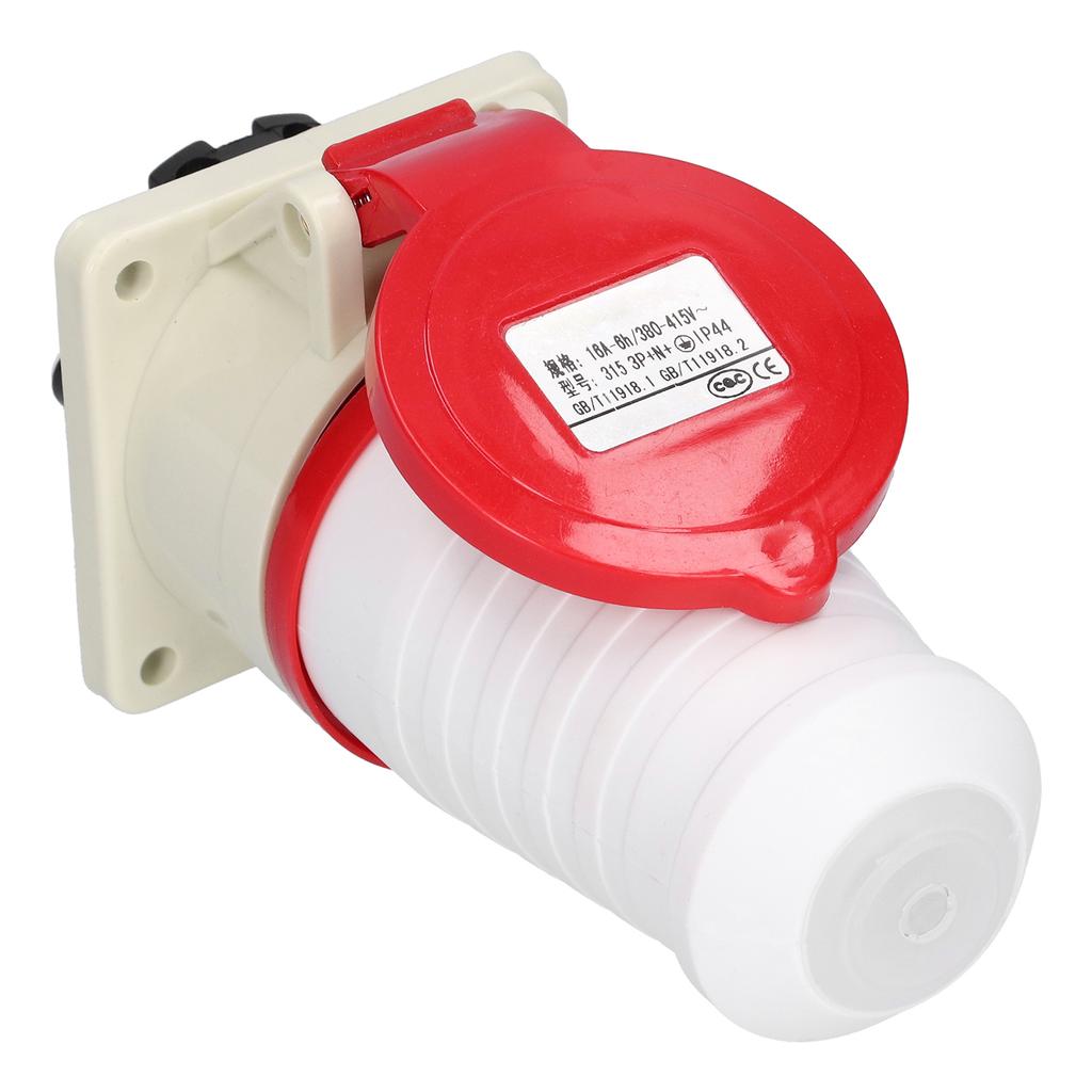 2 Pcs 380V‑415V 16A Industrial Socket Connector Durable Power Industrial Circular Connector for Indu