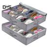 Shoes Storage Box Dust Proof Reinforced Handle Non Woven Fabric Under Bed Shoes Organizer Household Supplies