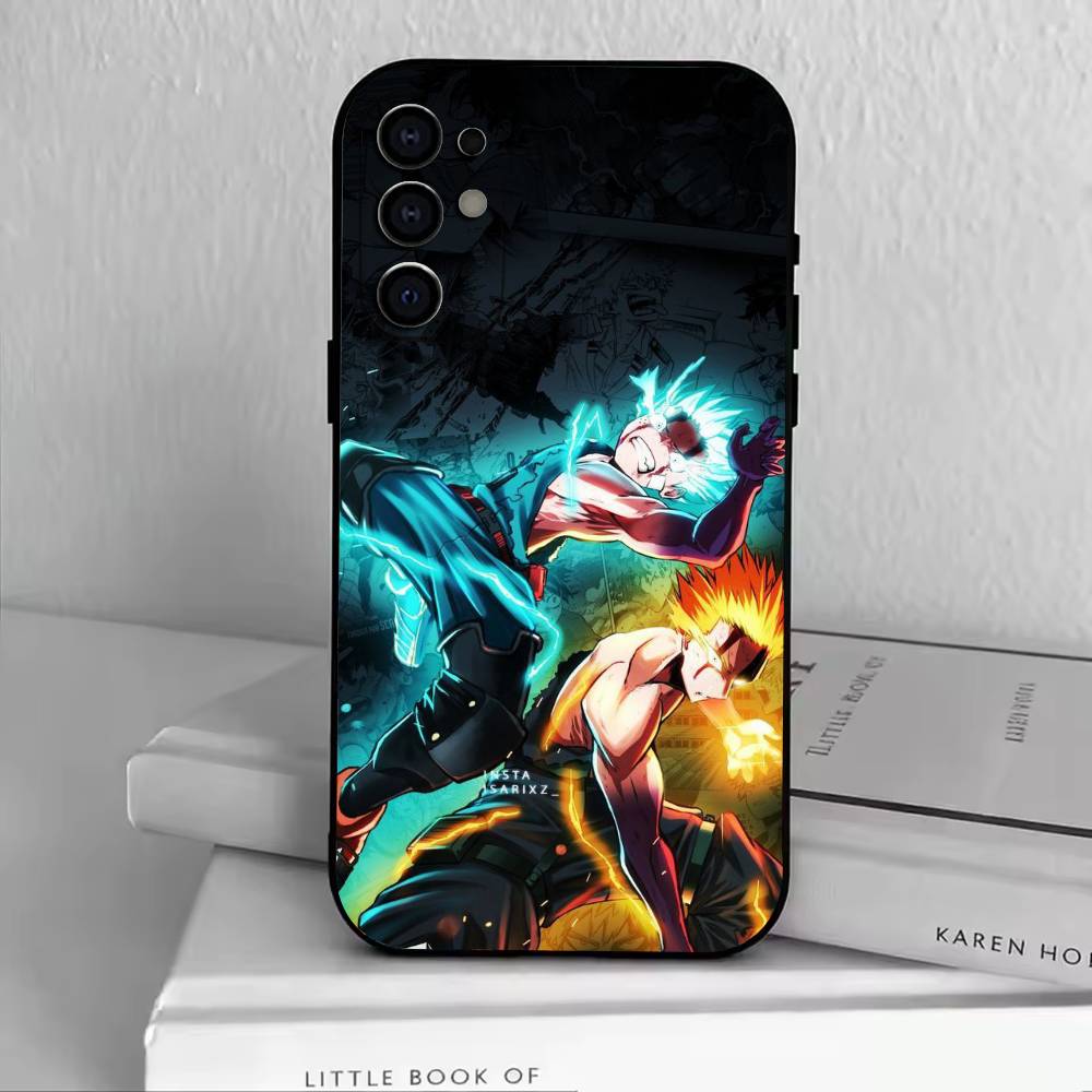 Katsuki Bakugo H-Hero Academia Чехол для телефона Черный Силикон Мягкий Для Samsung S25,S24,S21,S22,S23,S30,Ultra,S20,Plus,Fe,Lite
