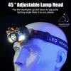 D2 Led Headlamp USB Charging Motion Sensor Flashlight Night Fishing Light Waterproof Head Flashlight Torch for Camping Fishing
