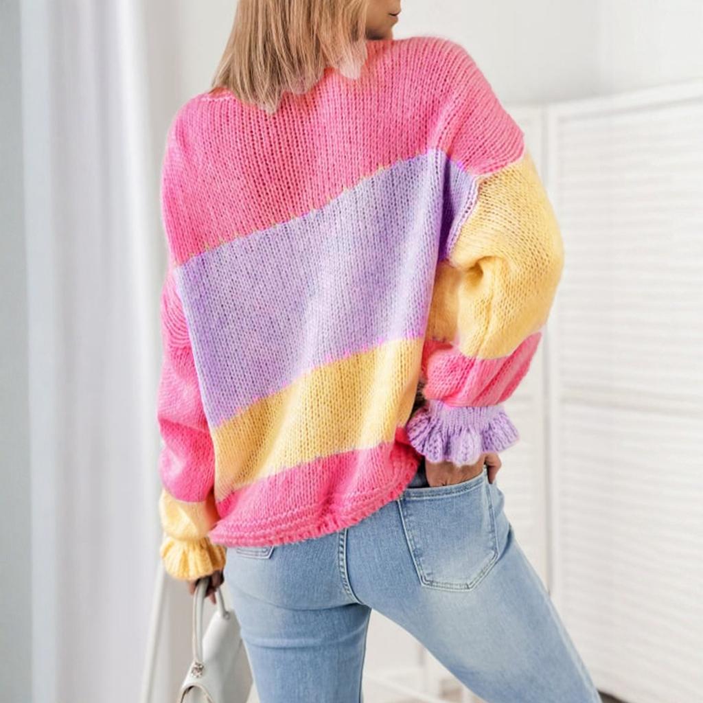 Повседневный минималистичный кардиган, вязаная верхняя одежда для женщин