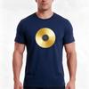 Gold Record Album Tshirt Summer Casual Cotton Tee Oversized Streetwear Tops Vintage Graphic Print Loose Fit Short Sleeve