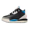 Air Jordan 3 Retro OG TD Rare Air Детские кроссовки Черный Чилийский-красный Нейтрально-серый IB8966-004