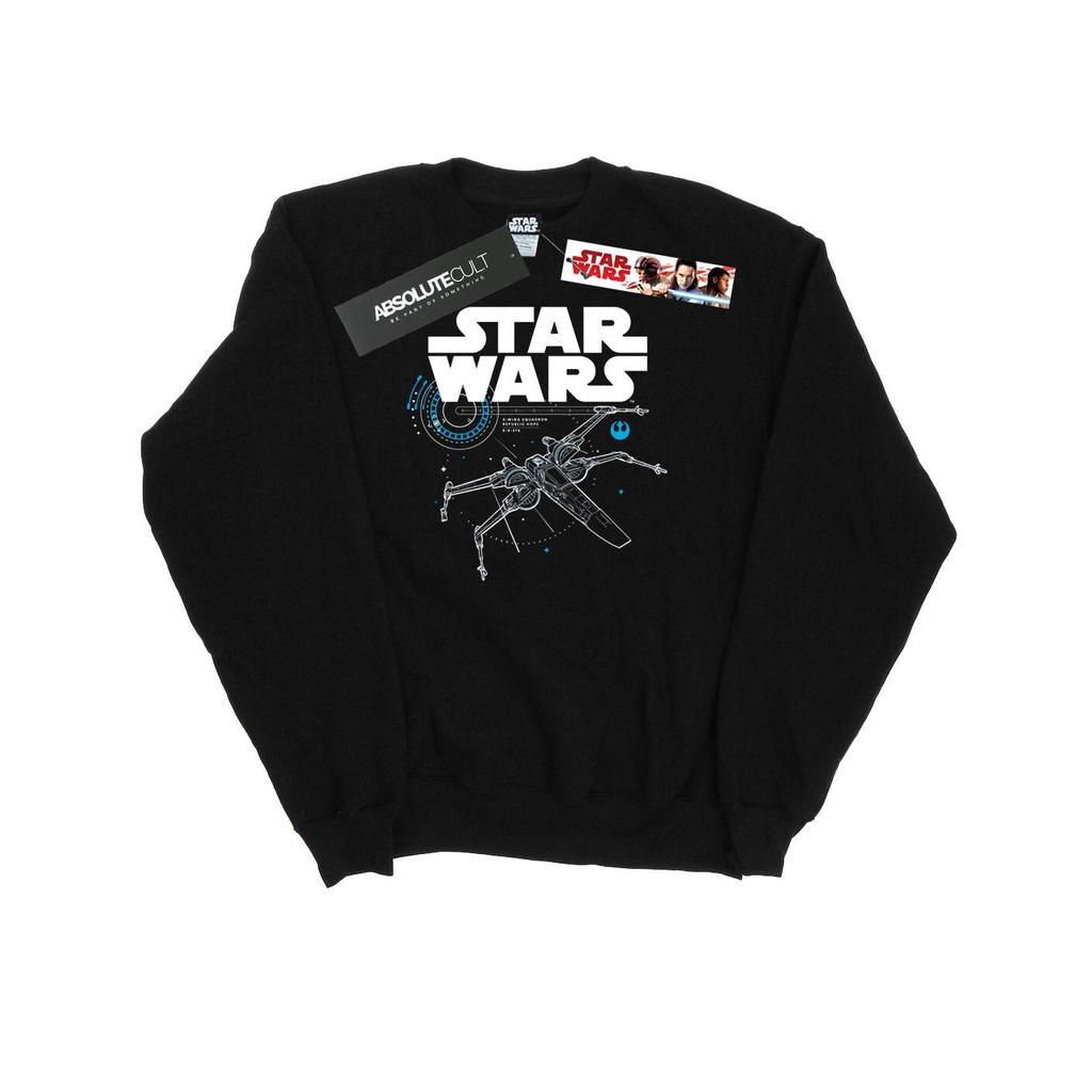 Star Wars Mens The Last Jedi X-Wing Sweatshirt