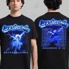Футболка The Offspring Supercharged 2026 Tour с графическим изображением скелета