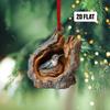 Christmas Acrylic Animal Ornaments Christmas Tree Pendant Seasonal Decor Hanging Xmas Navidad Party Supplies