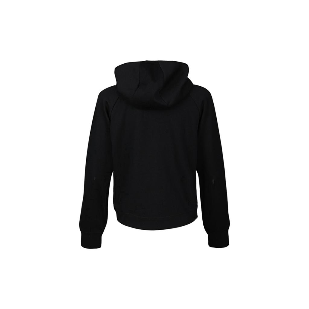 Nike Спортивная женская куртка-бомбер Windrunner Full-Zip Hoodie из флиса с капюшоном черного цвета CW4299-010