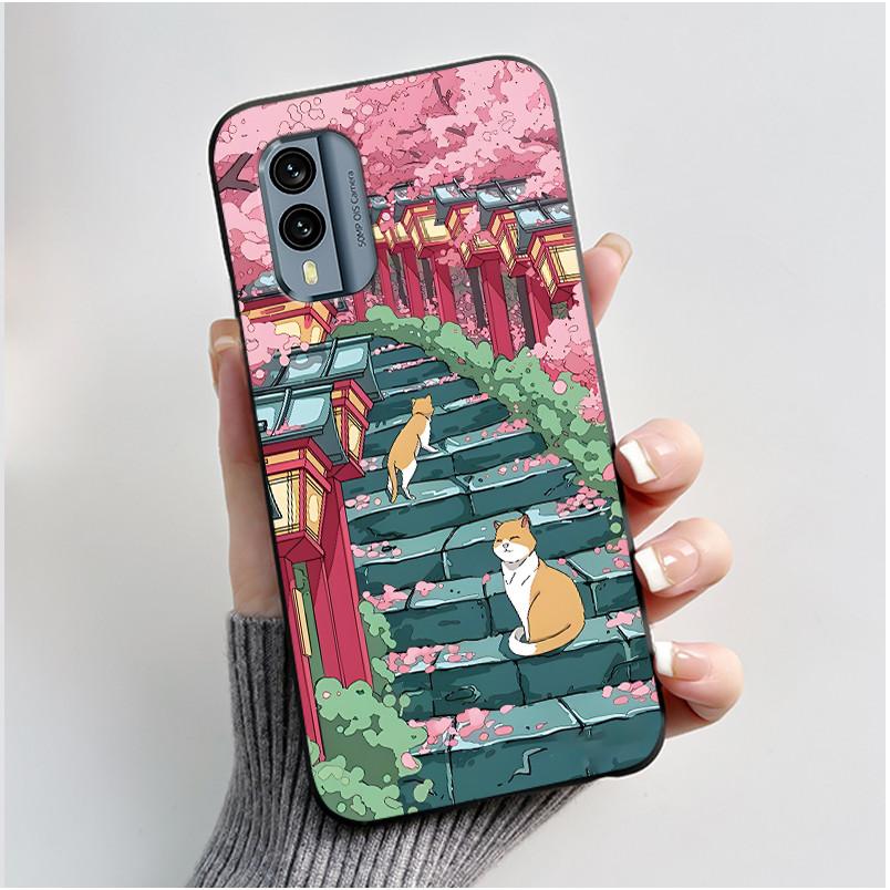 Cute Case For Nokia X30 5G Fundas Coque Printing Shell Protective Cover Soft Silicone Cartoon Phone Casing Capa