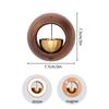 Wooden Door Bell Japanese Wind Chimes Bird Door Bell Wireless Doorbell for Home Entrance Reminder Wind Bells Vintage Decor