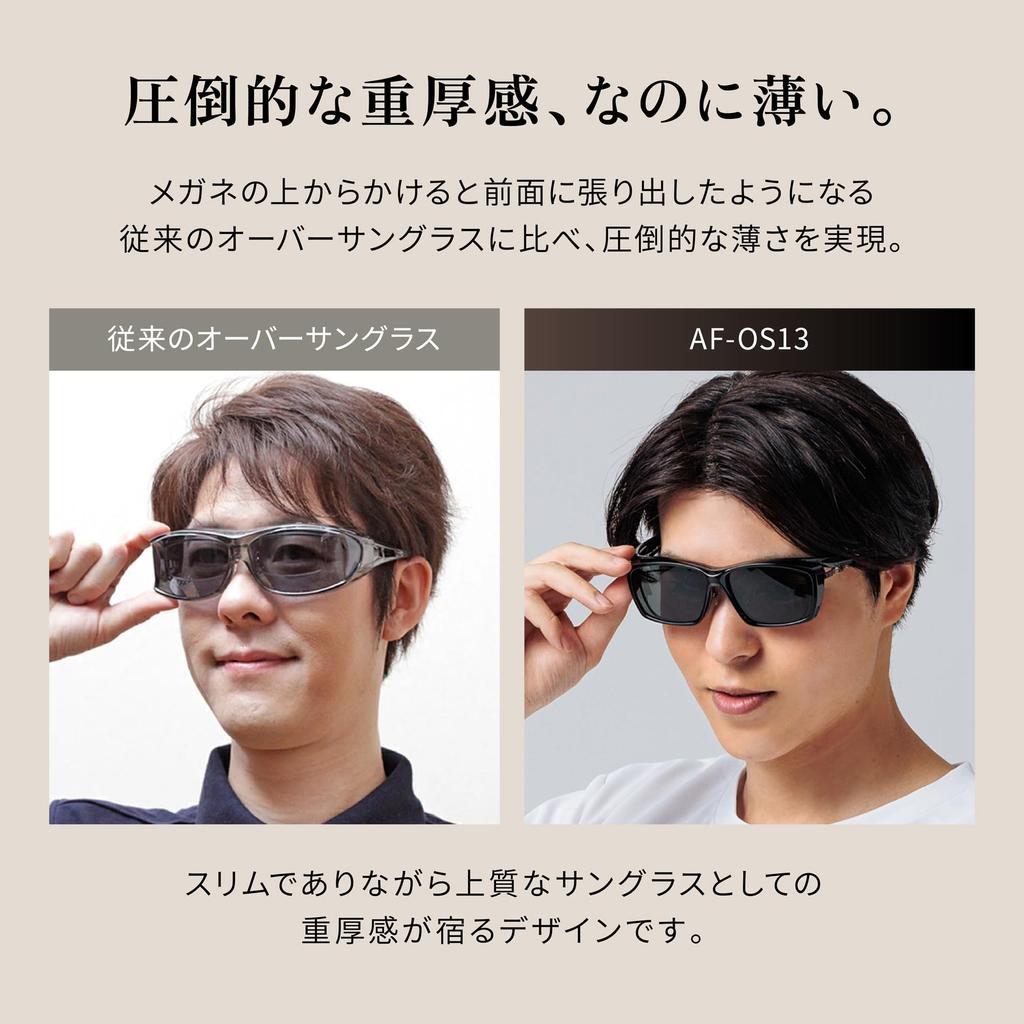 Солнцезащитные очки Over Polarized Over Stylish Smoke [AFIT] Очки, Солнцезащитные очки, AF-OS13-C1-PSM Черный/Поляризованный