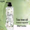 Гель для душа Lux с ароматом фрезии и чайного дерева