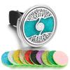 Stainless Steel Hollow Car Bracket Car Aromatherapy Trend Clip Life Tree Car Aromatherapy Clip Perfume Dispenser