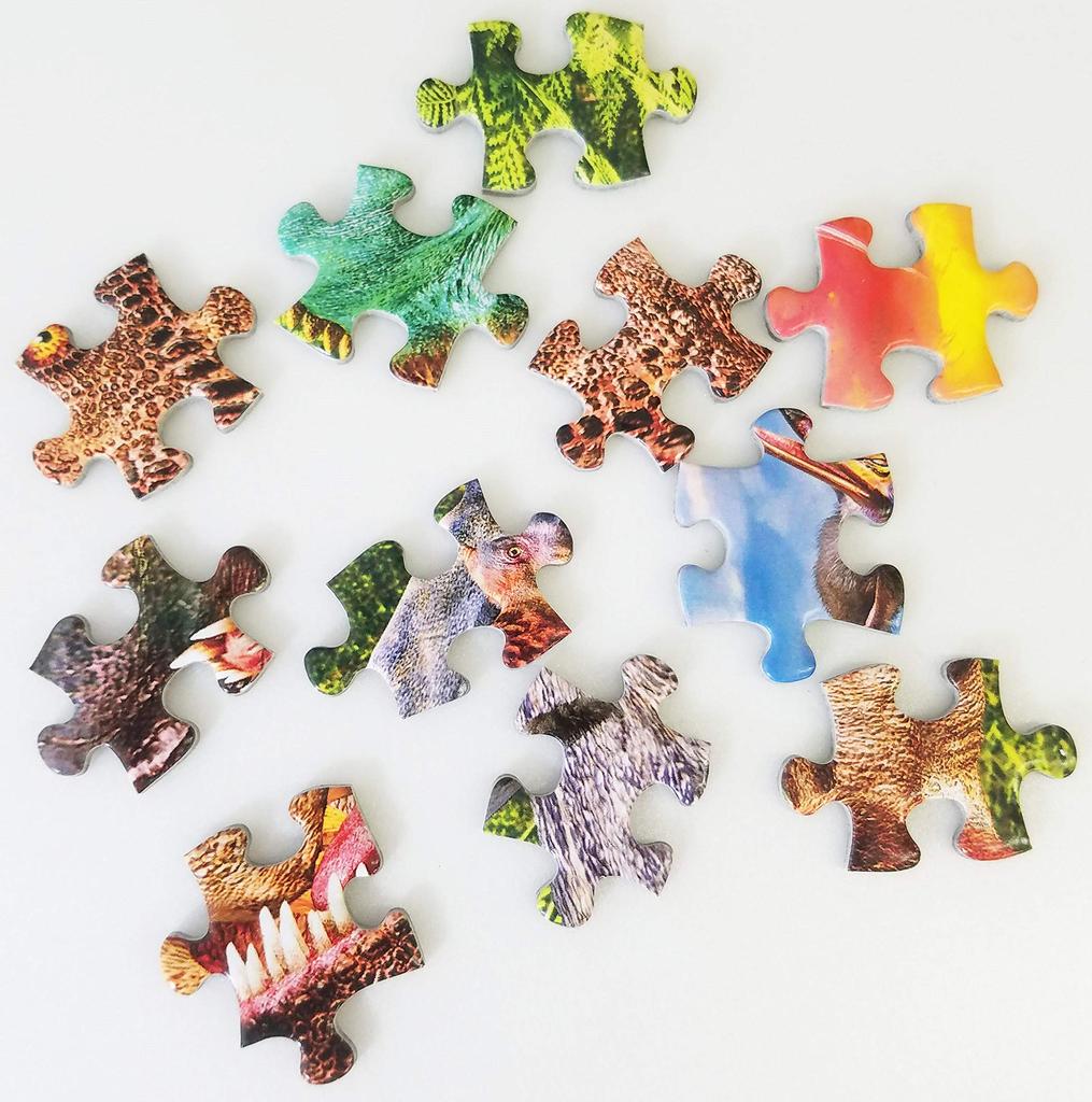 In 1000 Piece Jigsaw Puzzle Big Dinosaur World X [Made Japan] (49 72cm)