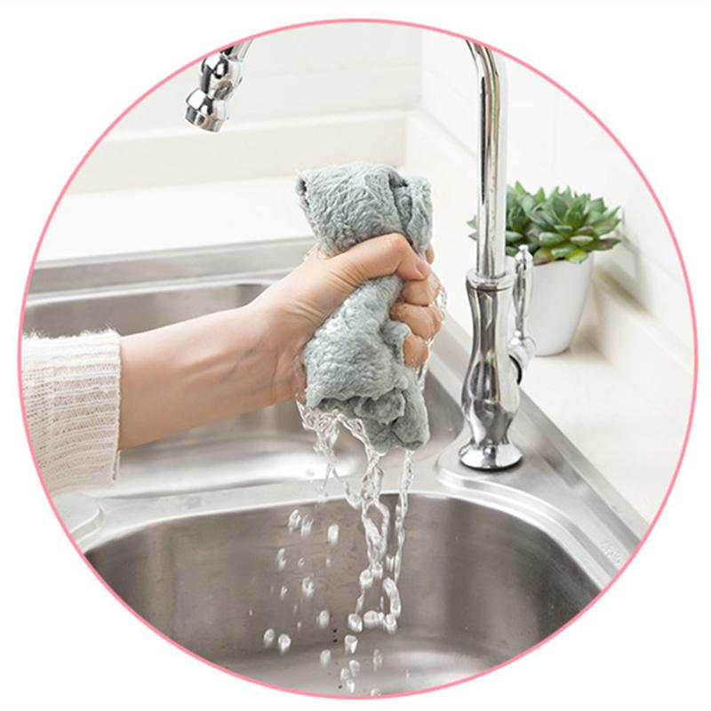 Мягкие абсорбирующие полотенца из микрофибры с антипригарным покрытием для кухни с маслом