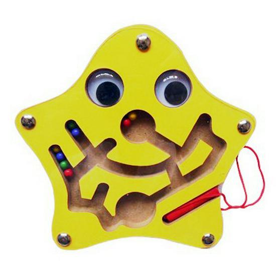 Магнитный шарик-лабиринт для детей: Маленькие рисунки животных для дошкольников