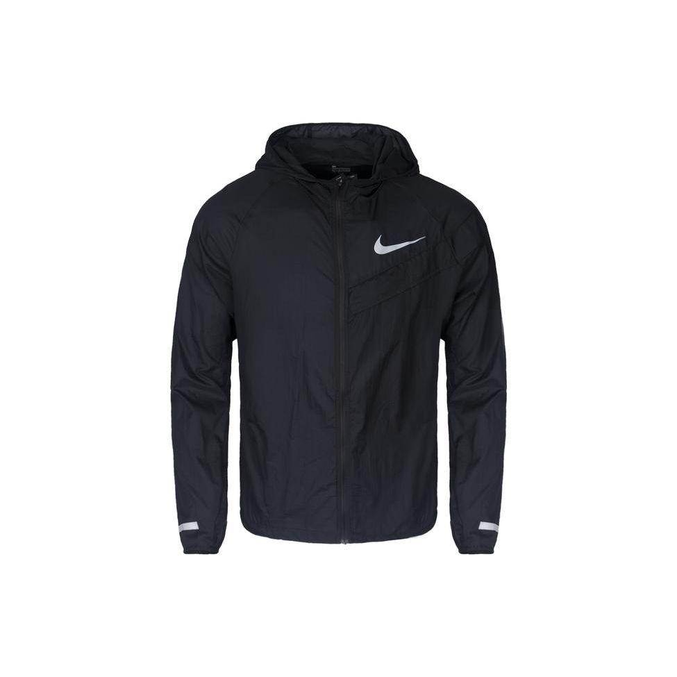 Nike Куртка с капюшоном с логотипом, мужская верхняя одежда, черная 833546-011