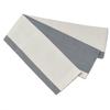 Reversible Yukata Obi with Made In Japan Kiryu-ori Linen-like Border, (white-gray)