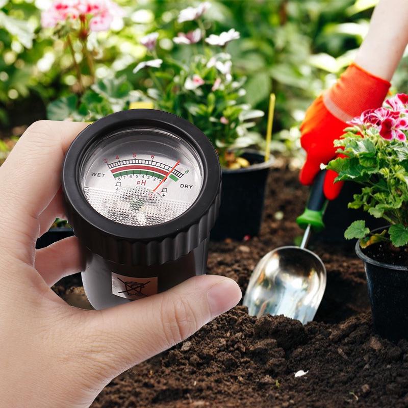 Dual Soil Tester: pH & Humidity Meter with Cone Tip