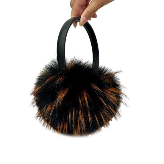 Наушники из искусственного меха норки, оверсайз, мягкие, толстые, пушистые, теплые, зимние, для активного отдыха на открытом воздухе, согревают уши, осенние