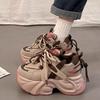 Fashion High On Platform Women's Sports Shoes Korean Stylish Vulcanized Shoe Trends 2025 Light New In Casual 39 Ladies Footwear Sale