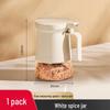 Kitchen Seasoning Set: Salt, MSG, Oil Pots & Storage Jars Combo