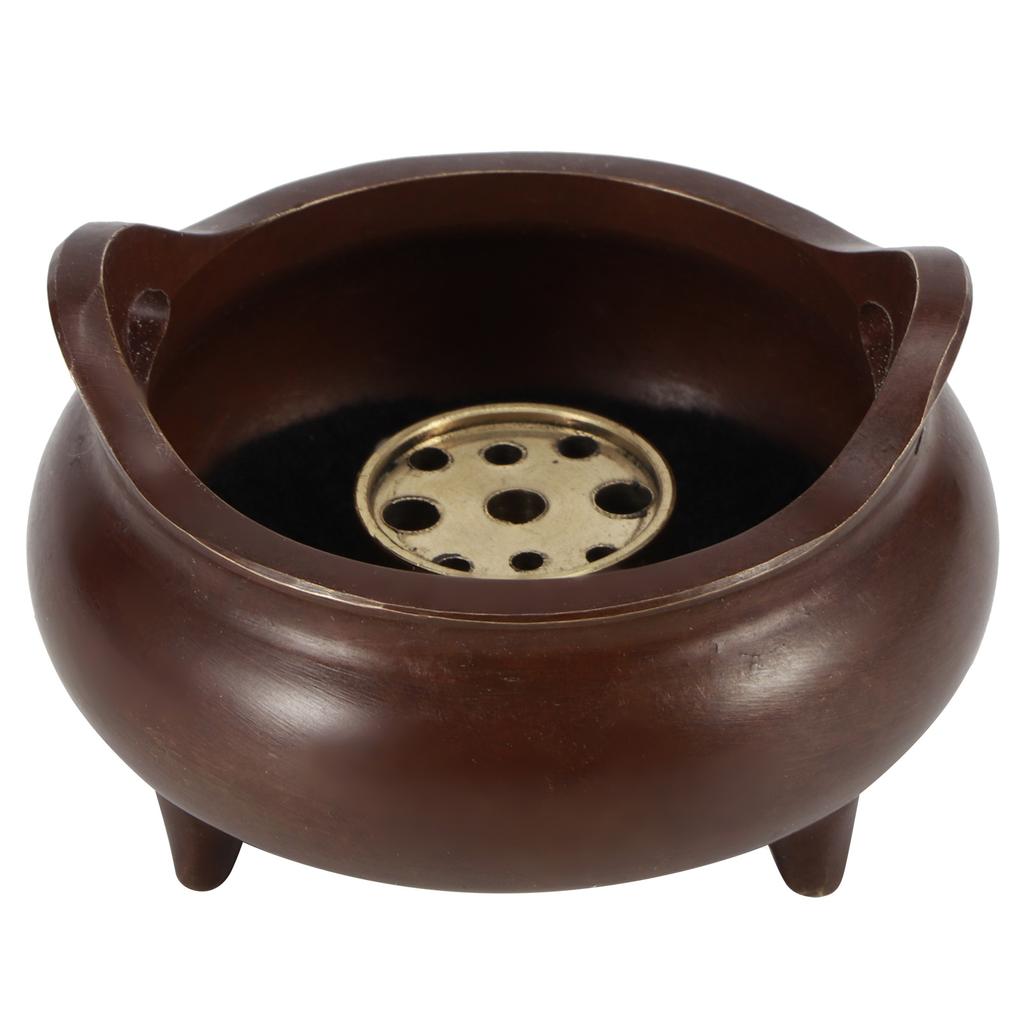 Изящные медные подставки для благовоний на трех ножках, бытовые поделки, буддийские принадлежности