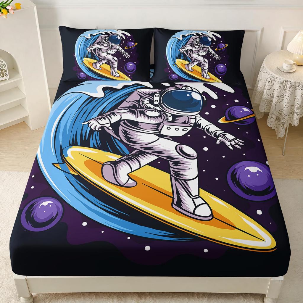 Простыня с рисунком личности для геймпада, трехкомпонентная, с цифровой печатью, трехкомпонентная простыня, детская, взрослая