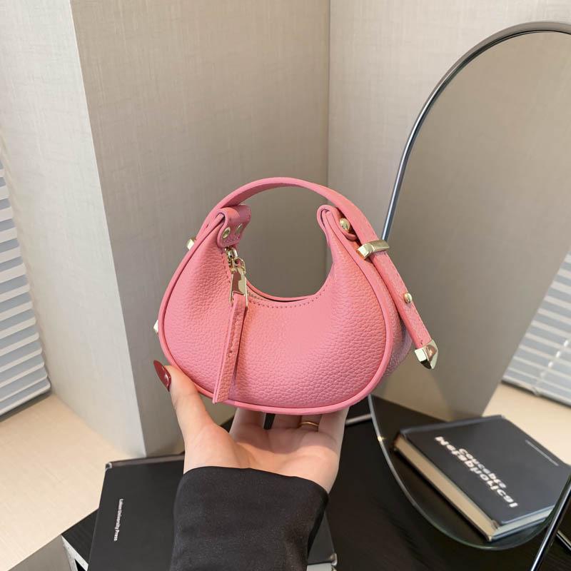 2024 Женская Высококлассная Сумка-пельмень полумесяцем: Универсальная, Популярная, Маленькая Сумочка