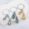 Unique Boxing Gloves Key Chain Simulation Fitness Equipment Pendant Personalized Keyring For Men Women Couple Car Keys Pendant