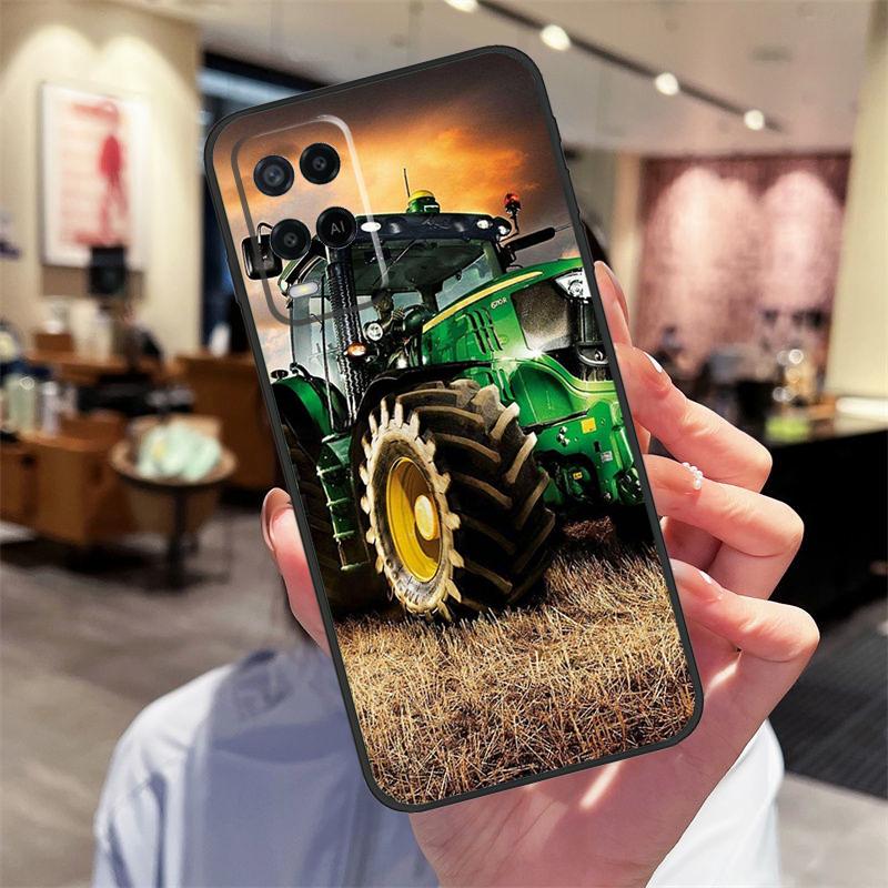 Фермерский Трактор Чехол Для Oppo A78 A98 A79 A18 A38 A58 A40 A60 A80 A16 A76 A96 A15 A74 A94 A54 A17 A77