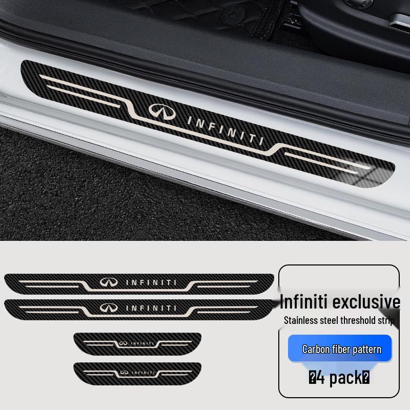 Оригинальная накладка на порог с подсветкой для автомобилей Infiniti QX50, QX60, Q80, Q70L, Q50L, FX3