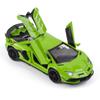 1:32 Scale Aventador SVJ Diecast Alloy Car Model, Diecasts Toy Vehicles Car Model with Sound Light Collection Toys for Children Gift