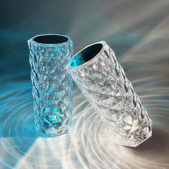 RGB Bedside Lamp Remote Control Adjustable Brightness USB Rechargeable 16 Colors Table Lamp LED Night Light