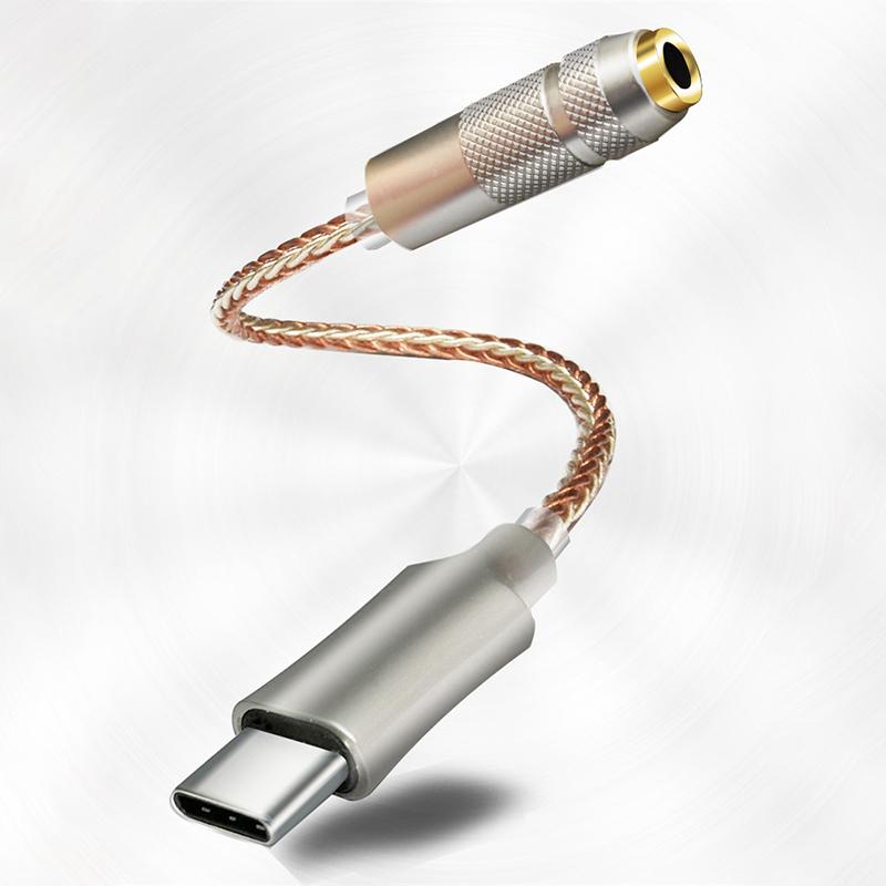 Усилитель для наушников Тип C на 3,5 мм Usb C аудио декодер усилитель адаптер Cb1200Au чип звуковая карта цифровой декодер для Android