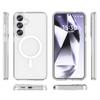 For Samsung Galaxy S25+ Clear Case Compatible with MagSafe TPU+PC Phone Back Cover
